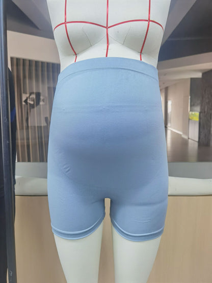 Maternity shorts with tummy support
