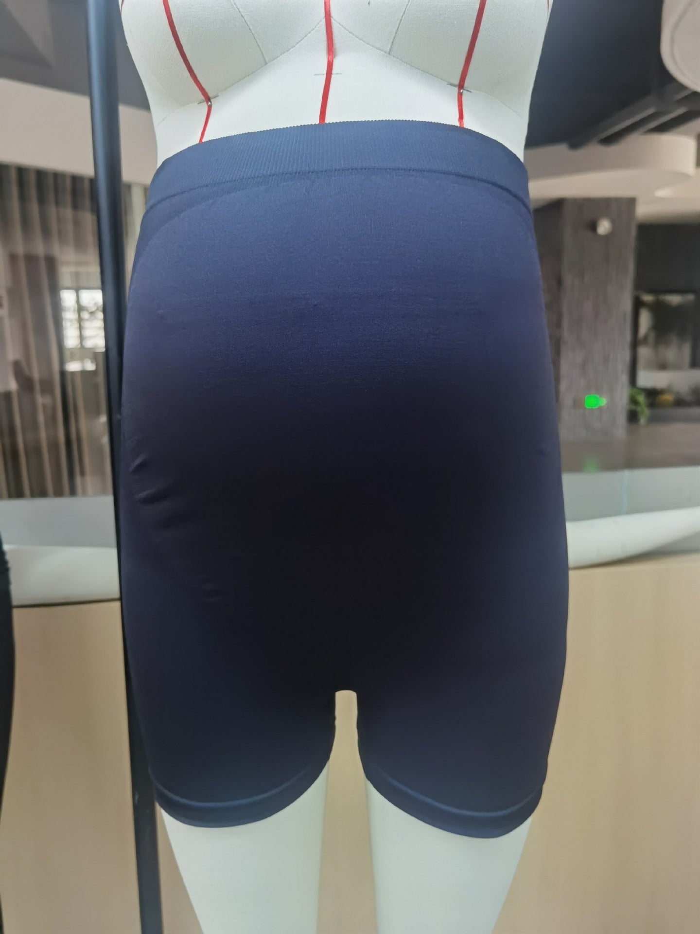 Maternity shorts with tummy support